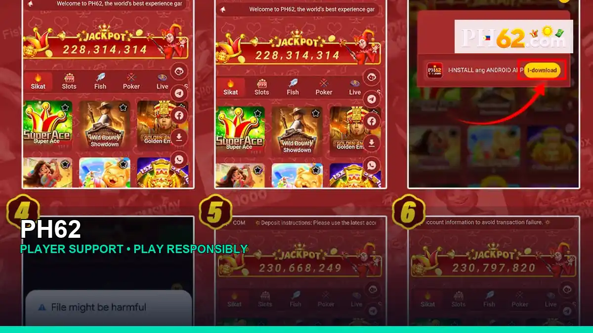 PH62 player support and responsible gaming guide for Philippine players